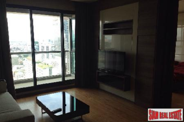 Modern one-bedroom open plan apartment located on the 28th floor-1
