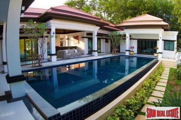 Four Bedroom Luxury Balinese Courtyard Pool Villas in Cherng Talay for Holiday Rental-2