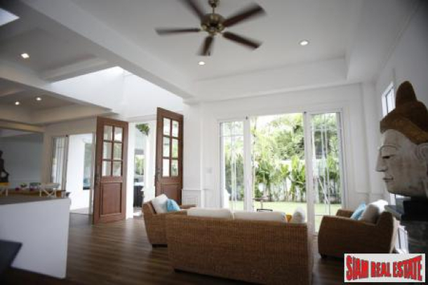 New, Colonial-Style Luxury House with Pool and Garden Near Phra Kanong-2