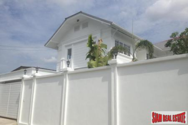 New, Colonial-Style Luxury House with Pool and Garden Near Phra Kanong-6