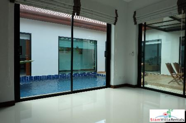 Elegant Three Bedroom Courtyard Pool Villa for Rent in Rawai-12