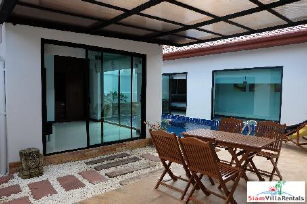 Elegant Three Bedroom Courtyard Pool Villa for Rent in Rawai-2