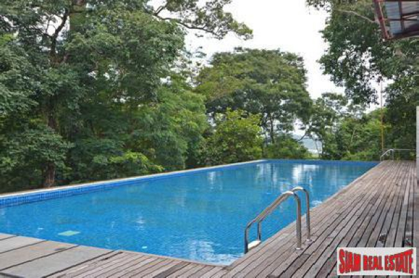 Furnished 3 level home in with sea view on edge of Phuket Town-18