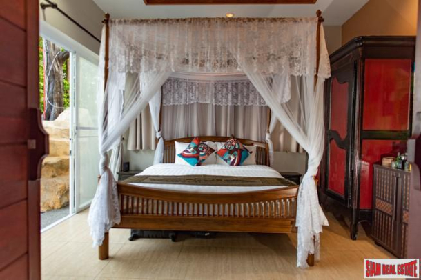 Unique Eight Bedroom + Rooftop Terrace  Sea View Pool Villa for Rent in Rawai/Sai Yuan-17