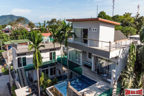 Unique Eight Bedroom + Rooftop Terrace  Sea View Pool Villa for Rent in Rawai/Sai Yuan-2