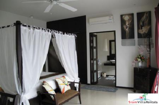 Two Villas The Niche | Three Bedroom Tropical Modern Pool Villa for Rent in Rawai-11