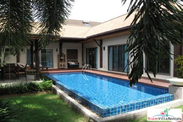 Two Villas The Niche | Three Bedroom Tropical Modern Pool Villa for Rent in Rawai-1