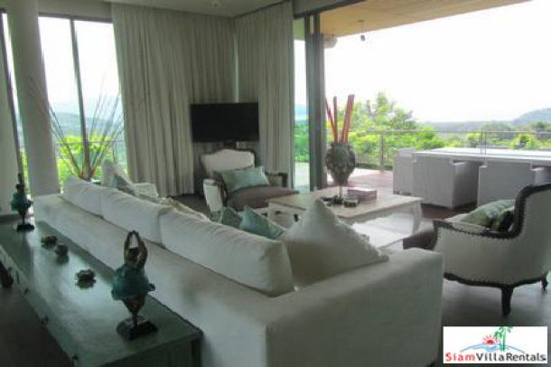 La Colline | Four Bedroom Modern Zen Sea View Pool Villa in Layan for Holiday Rental-3