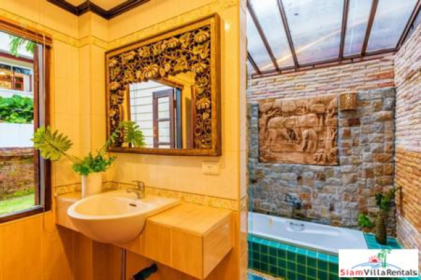 Private Havana | Traditional Thai-Style Three Bedroom Pool Villa for Rent in Bang Jo-9
