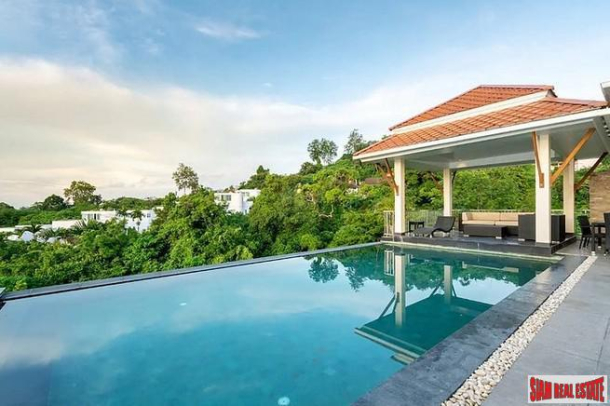Panoramic Sea and Mountain Views from Hillside Villa in Chalong-4