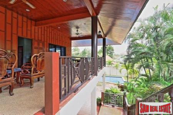 Traditional 4-Bedroom Thai-Style Villa with Pool in Rawai-4