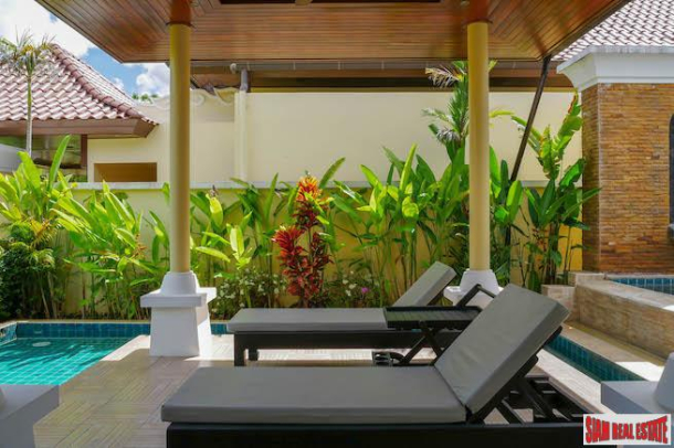 Les Palmares | Modern Four Bedroom Balinese Pool Villa for Rent in Bang Tao-13