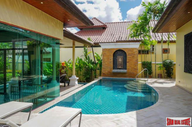 Les Palmares | Modern Four Bedroom Balinese Pool Villa for Rent in Bang Tao-17