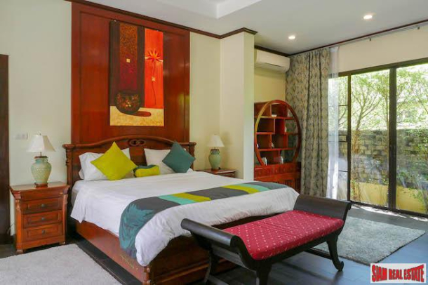 Les Palmares | Modern Four Bedroom Balinese Pool Villa for Rent in Bang Tao-22
