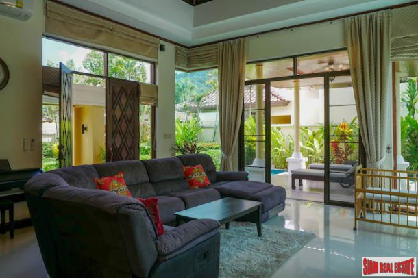 Les Palmares | Modern Four Bedroom Balinese Pool Villa for Rent in Bang Tao-5