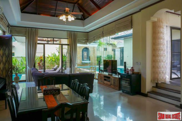 Les Palmares | Modern Four Bedroom Balinese Pool Villa for Rent in Bang Tao-8