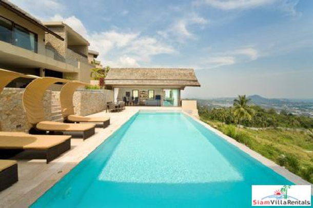 Cliffside Sea-View 5-Bedroom Pool Villa in Chaweng Noi-3