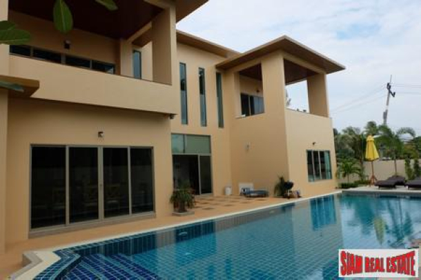 Spacious Four Bedroom Private Pool Villa for Rent in Rawai-1