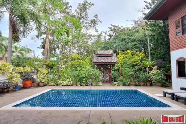 Thai Teak Four Bedroom Pool Villa for Rent in Rawai-3