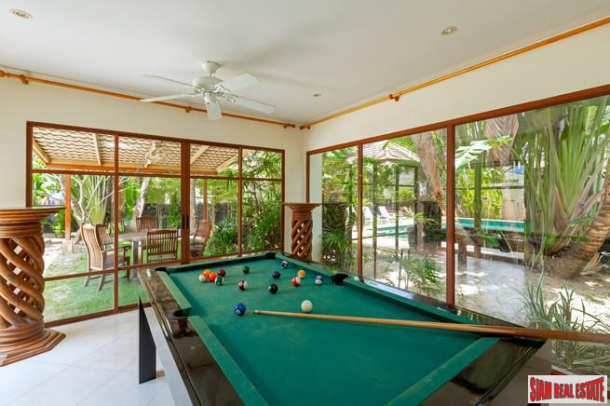 Spacious 5-Bedroom Pool Villa in Surin with Games Room ++-16