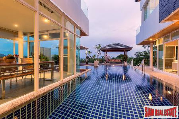 Modern 6-Bedroom Sea View Pool Villa in Rawai-3