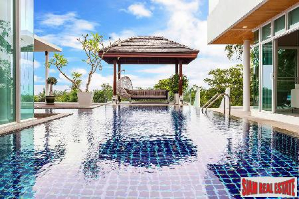 Modern 6-Bedroom Sea View Pool Villa in Rawai-4