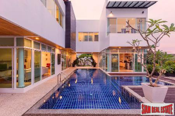 Modern 6-Bedroom Sea View Pool Villa in Rawai-5