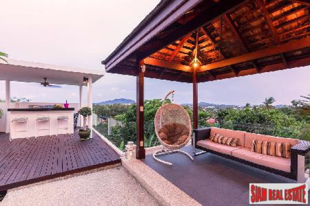 Modern 6-Bedroom Sea View Pool Villa in Rawai-7