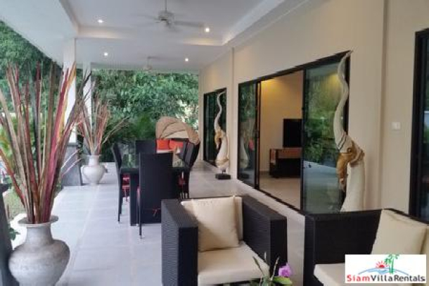 Three Bedroom Pool Villa with Lovely Garden and Terrace in Rawai for Rent-2