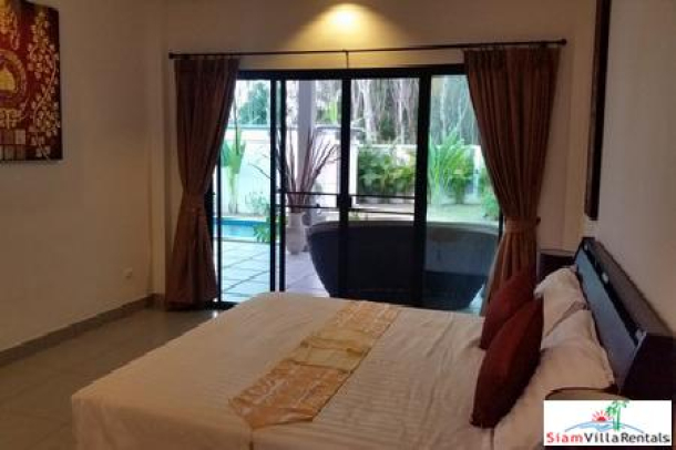Three Bedroom Pool Villa with Lovely Garden and Terrace in Rawai for Rent-6
