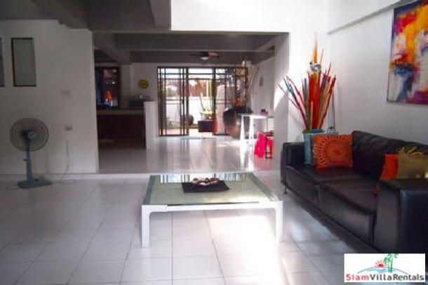 Semi-Detached Townhouse with Two Bedrooms For Rent at Chalong-1