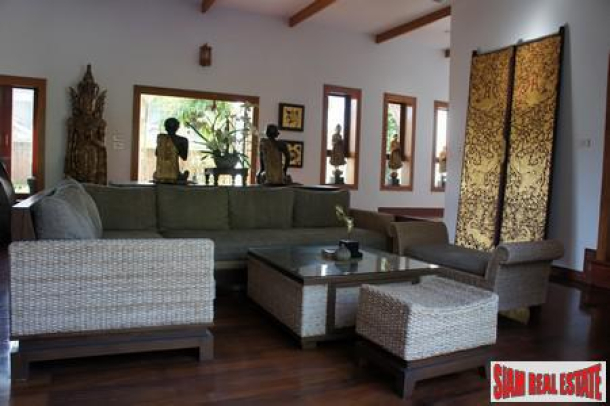 Tropical Balinese Three-Bedroom House for Sale in Rawai-13