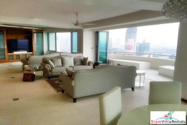 River View Two-Bedroom Modern and Spacious Apartment for Rent in Bangkok-1