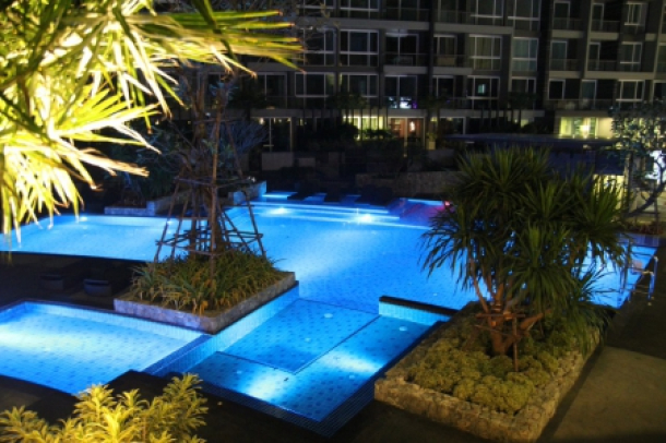 Best value 2 bedroom condo, modern and secure, 2 min walk to shops, central Pattaya-1