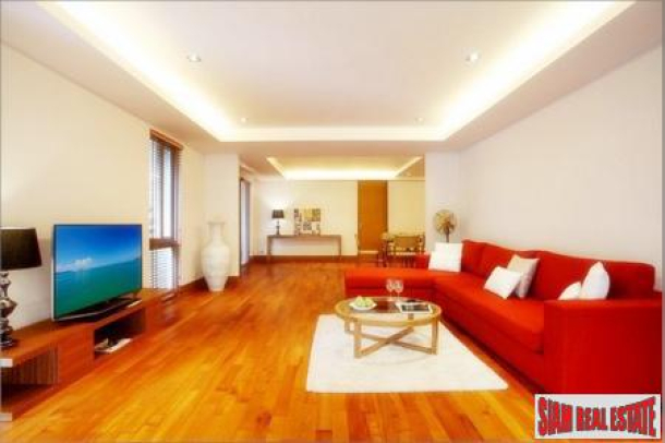On Beach Modern and Elegant Three Bedroom Condo for Sale in Nai Thon-1