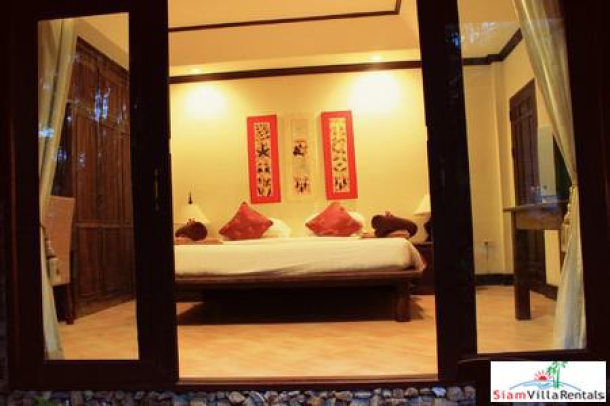 Rustic and Elegant Two-Bedroom Villa For Rent in Maenam-14