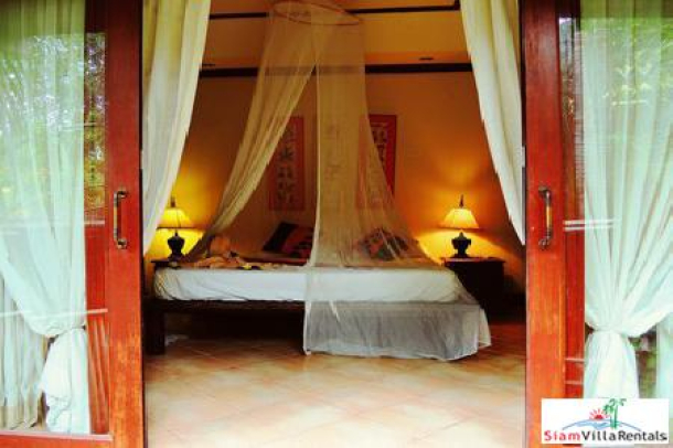 Rustic and Elegant Two-Bedroom Villa For Rent in Maenam-6