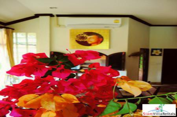 Rustic and Elegant Two-Bedroom Villa For Rent in Maenam-7