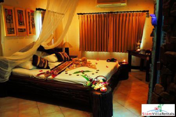 Rustic and Elegant One-Bedroom Villa for Rent in Maenam-3