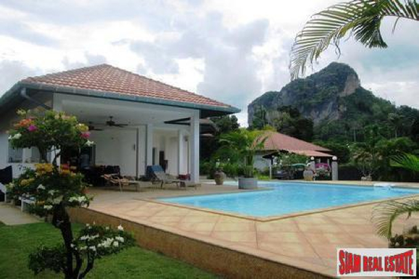Mountain View Three-Bedroom Private Pool for Sale in Ao Nang-1