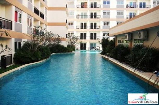 1 Bedroom Resort Condominium with Super Large Pool For Long Term Rent in Jomtien-2