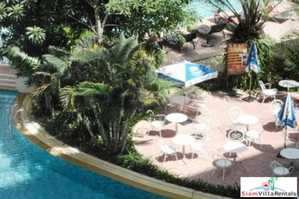 1 Bedroom Resort Condominium with Super Large Pool For Long Term Rent in Jomtien-5