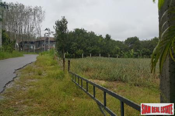 3.45 Rai of flat land in Cherng Talay - Popular residential area & perfect for villa development or large home-2