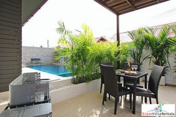 Luxurious Beautiful 3  Beds Pool Villa Jomtien - LT-Rental Include Free Internet+Cable TV+Pool and Garden Maintenance-7