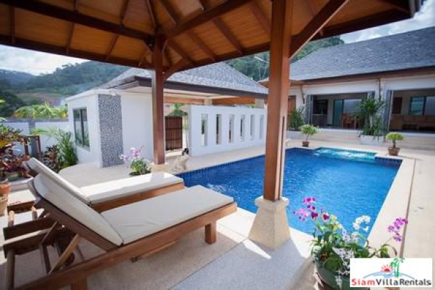 Three Bedroom Private Pool Villa for Rent in residential compound in Rawai-1