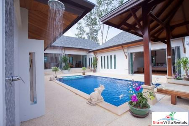 Three Bedroom Private Pool Villa for Rent in residential compound in Rawai-8