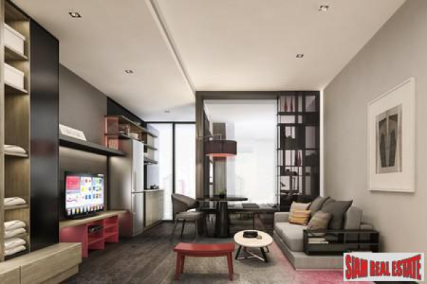 Siamese Exclusive 42 | Newly Launched MOFF (Duplex) One Bed Luxury Condos at Ekkamai BTS.-6
