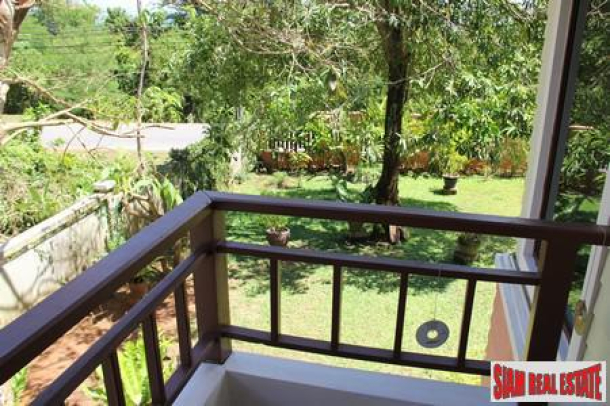 Beautiful Three Bed Sea View Thai Country Stlye House with Large Gardens at Koh Sirey-12