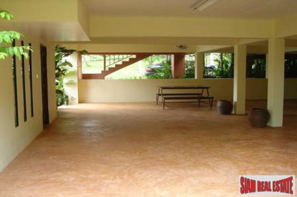 Beautiful Three Bed Sea View Thai Country Stlye House with Large Gardens at Koh Sirey-4