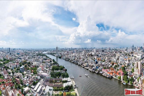 Baan Chaopraya Condominium | Large 3 Bed Condo on 19th Floor with Amazing River and City Views and Antique Furnishings at Chaopraya River-15